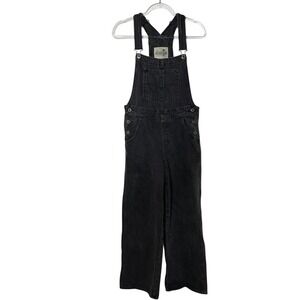 Levi's SilverTab Womens Medium Washed Black Denim Bib Overalls Adjustable Y2K